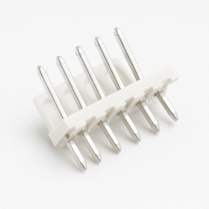 Right Angle Male Header – 2x4 Pins, White Housing, 2.54mm (163-Pack)
