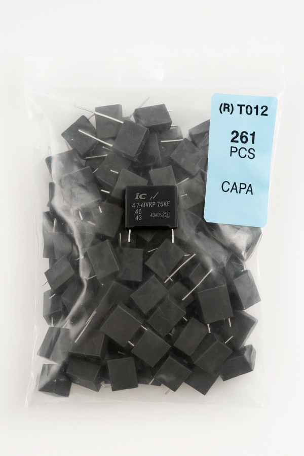 Illinois Capacitor 474MKP275KE – X2 Safety Film Capacitor, 0.47µF 275V AC (261-Pack)