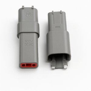 Gray High-Power Automotive Connectors – 2-Pin, 260 Units