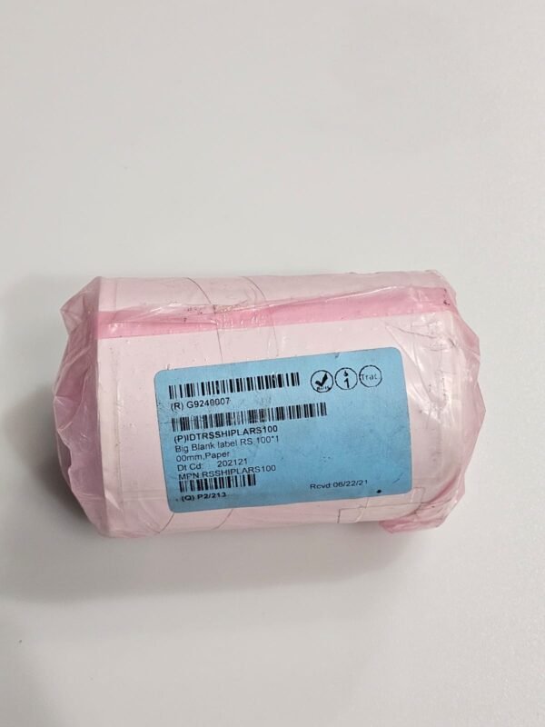 Blank Shipping Labels Roll – 100 pcs, 100mm (Paper, RSSHIPLARS100)