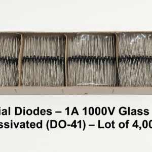 Axial Diodes – 1A 1000V Glass Passivated (DO-41) – Lot of 4,000 pcs