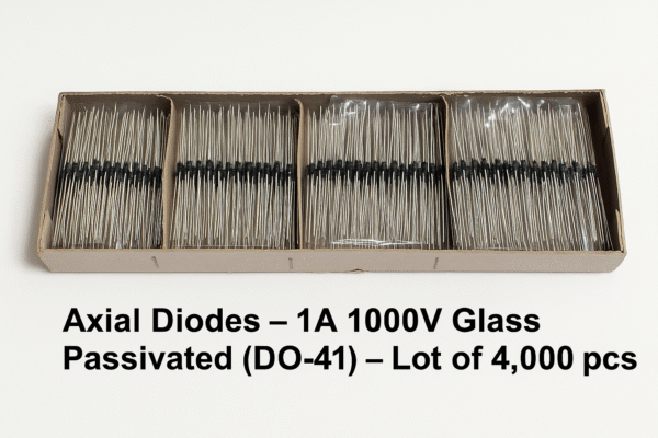 Axial Diodes – 1A 1000V Glass Passivated (DO-41) – Lot of 4,000 pcs