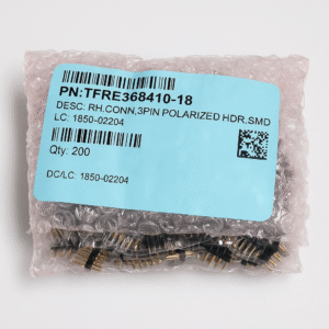 3-Pin Polarized Right-Angle Header Connector TFRE368410-18 – 242 Pcs (SMD)